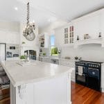 Renovated Kitchen with White Bench tops | Sheridan Stone AUST.
